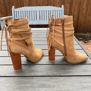 Steve Madden Light Brown Heeled Booties